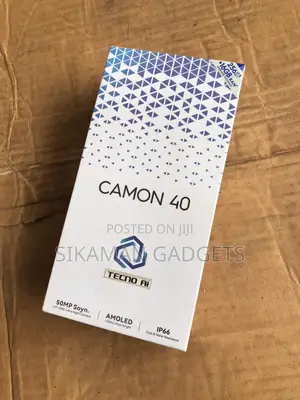 New Tecno Camon 40 256 GB Black
