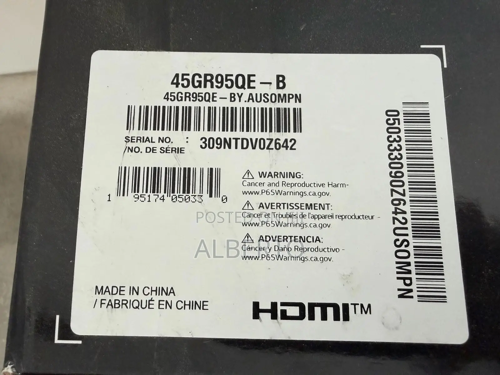 Lg Ultragear 45gr95qe 45" QHD Oled Gaming Monitor