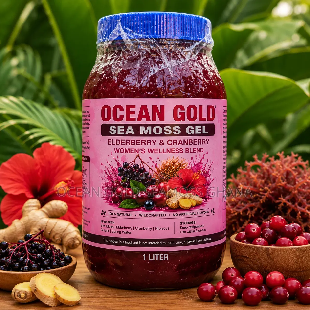 Seamoss Infused With Cranberry