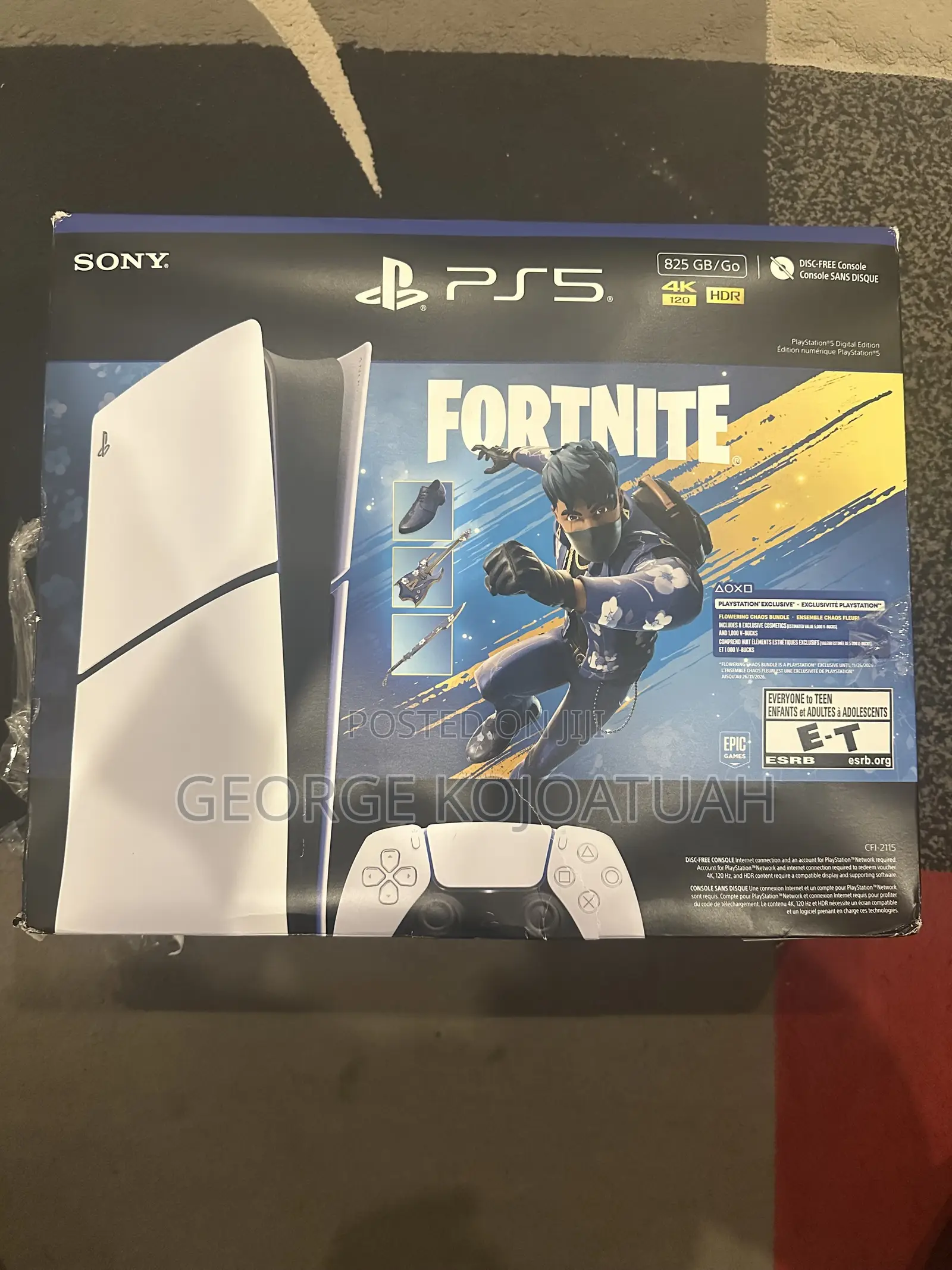 Playstation 5 Digital Edition 825gb – Fortnite Flowering Chaos Bundle