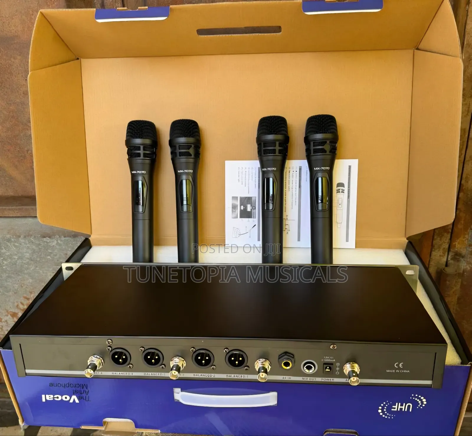 Shure Mx-7070 (The Vocal Artist) 4-in-1 Uhf Wireless Microphone