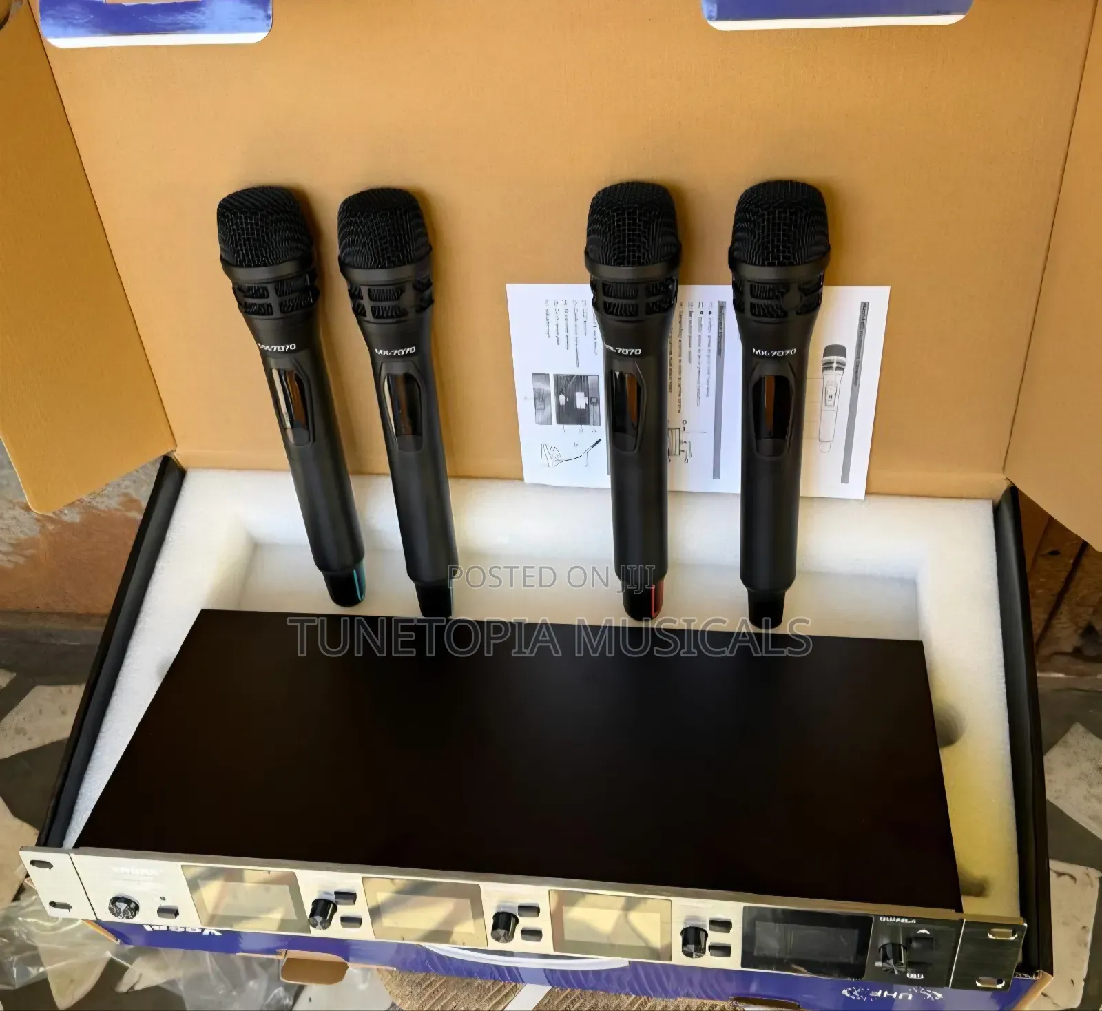 Shure Mx-7070 (The Vocal Artist) 4-in-1 Uhf Wireless Microphone