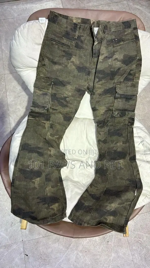 Camouflage Baggy Jeans Trouser