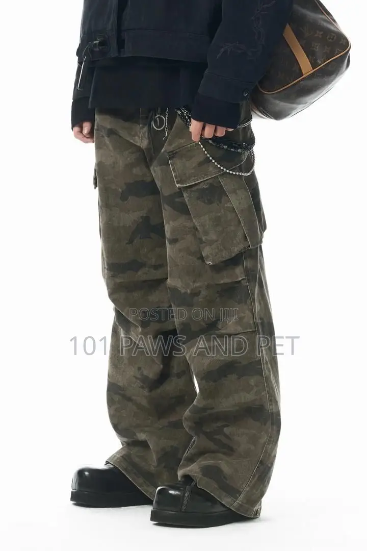 Camouflage Baggy Jeans Trouser