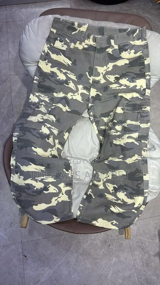 Camouflage Baggy Jeans Trouser