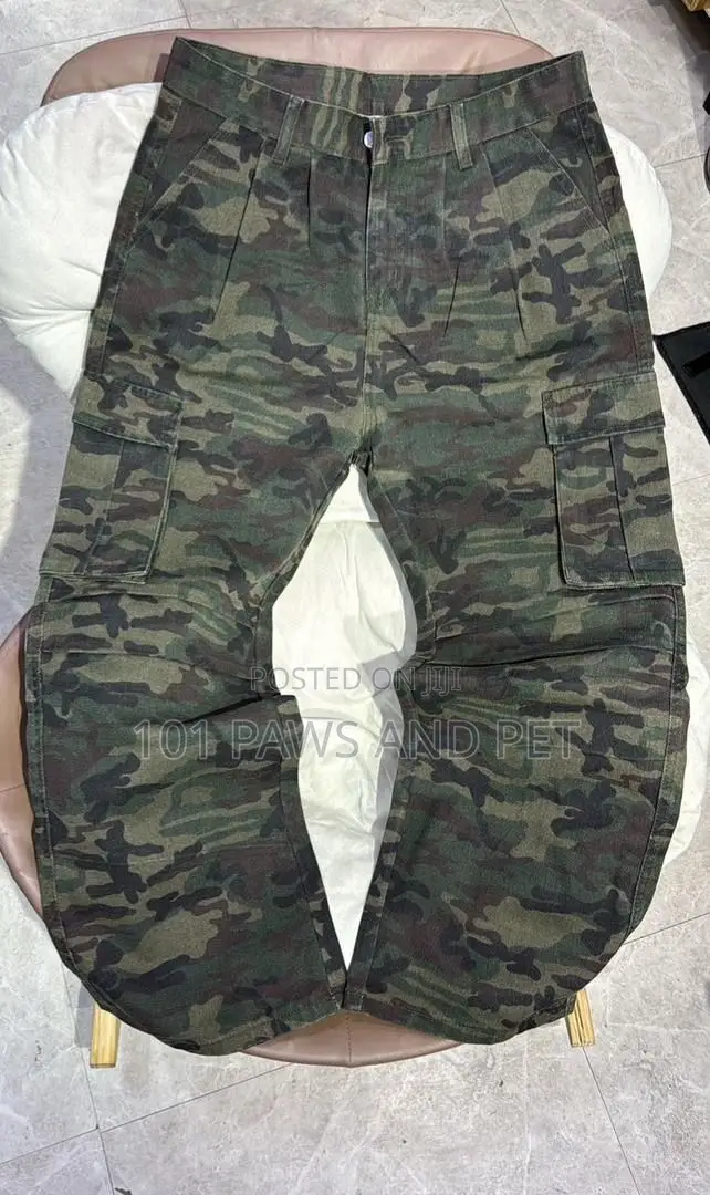 Camouflage Baggy Jeans Trouser