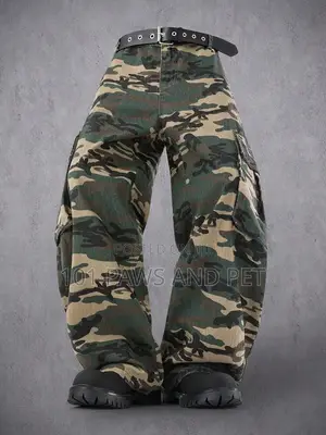Camouflage Baggy Jeans Trouser