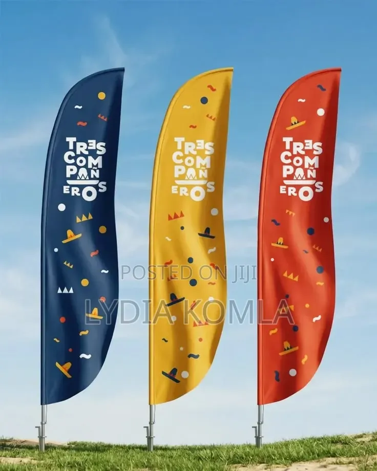 Teardrop,Feather,Telescopic Flag With Printing