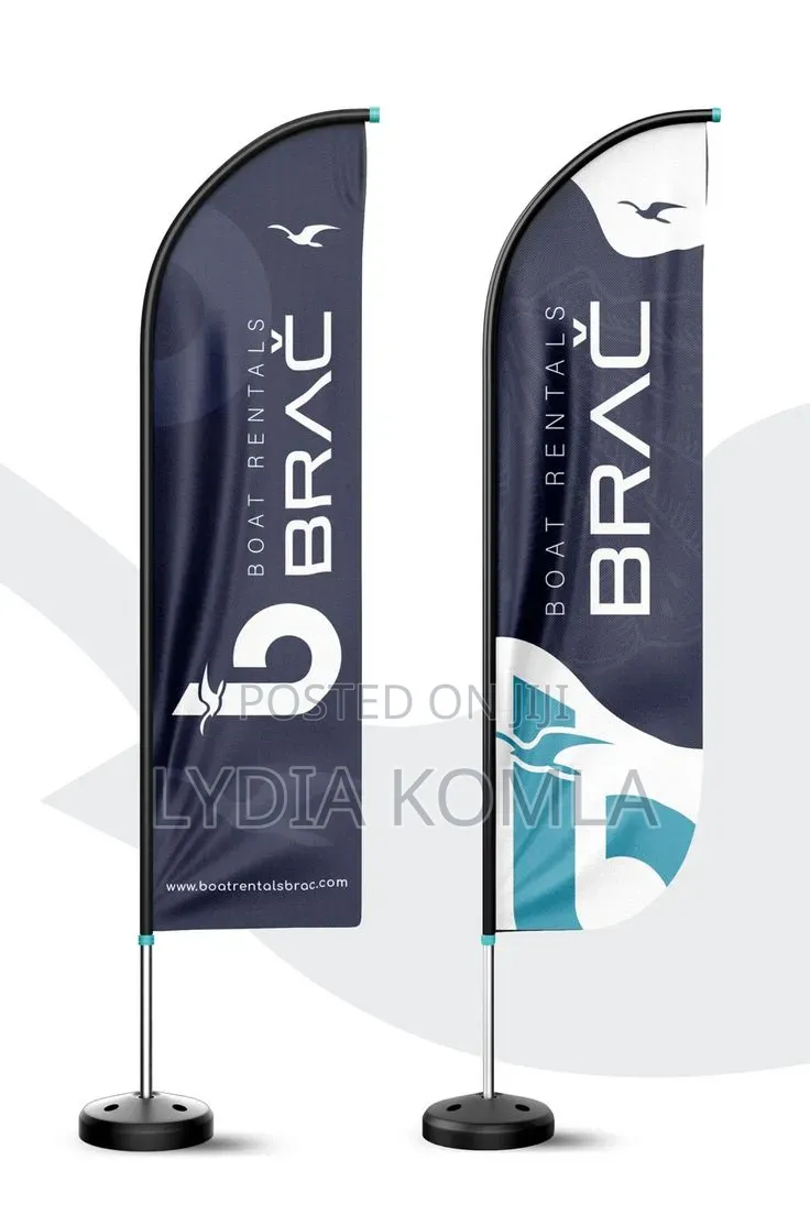 Teardrop,Feather,Telescopic Flag With Printing