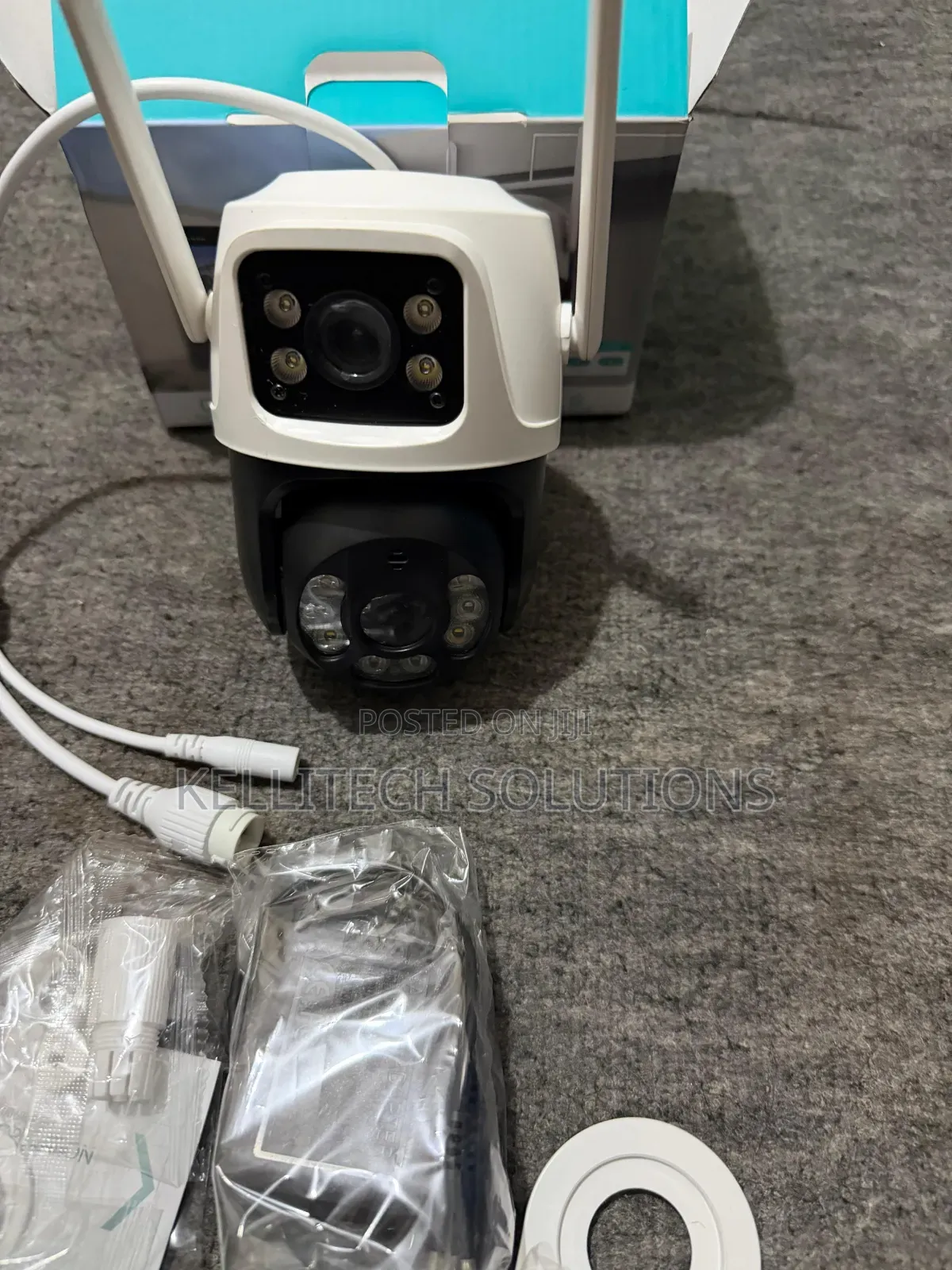 Latest Dual Lens Security Camera 8mp CCTV Icsee App