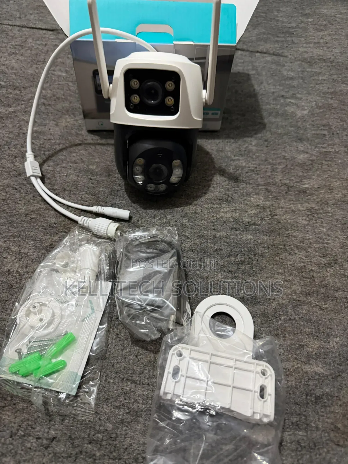 Latest Dual Lens Security Camera 8mp CCTV Icsee App