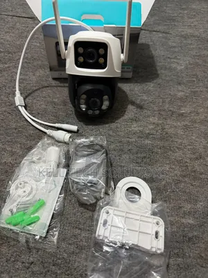 Latest Dual Lens Security Camera 8mp CCTV Icsee App