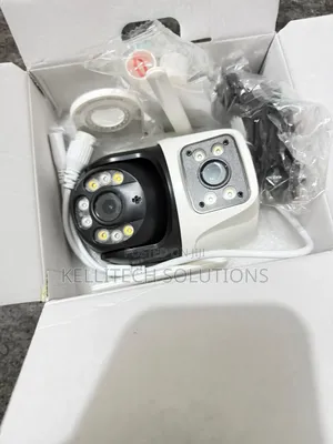 Latest Dual Lens Security Camera 8mp CCTV Icsee App