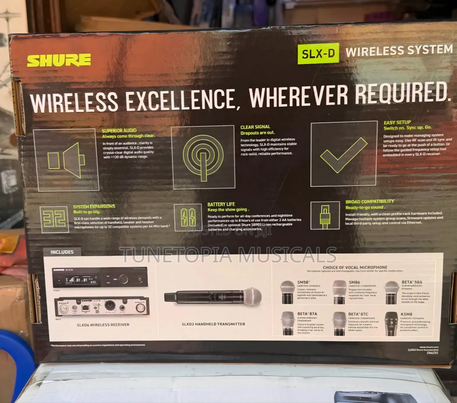 Shure SLX-D Single Wireless Handheld Microphone