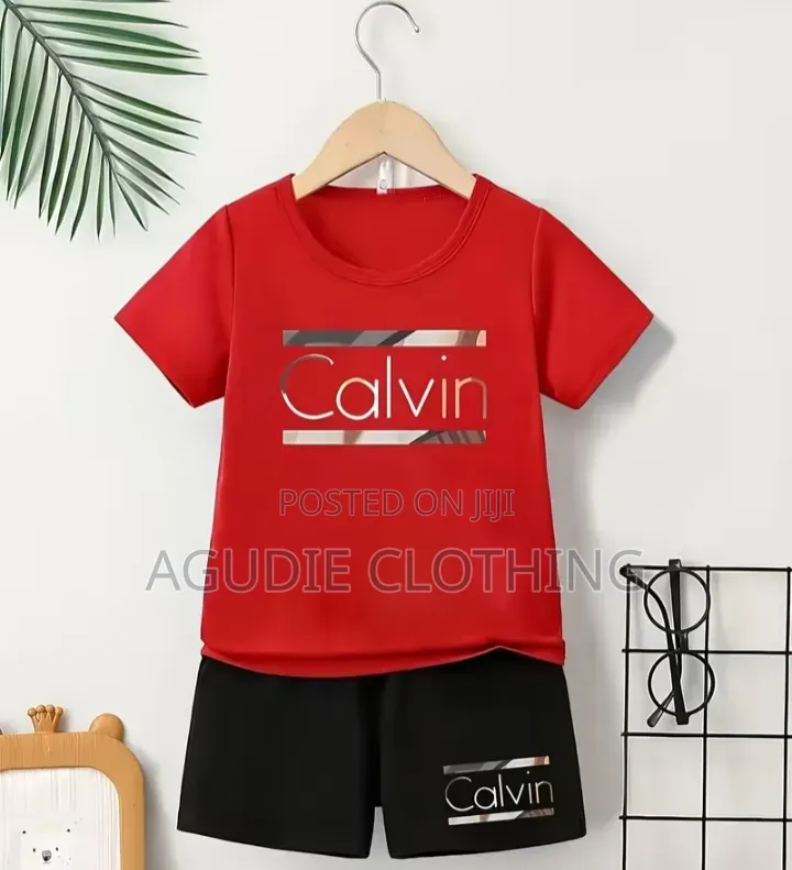 Boys Loose Shirt and Shorts 2pcs Set