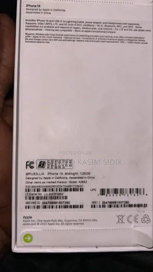 New Apple iPhone 14 128 GB White