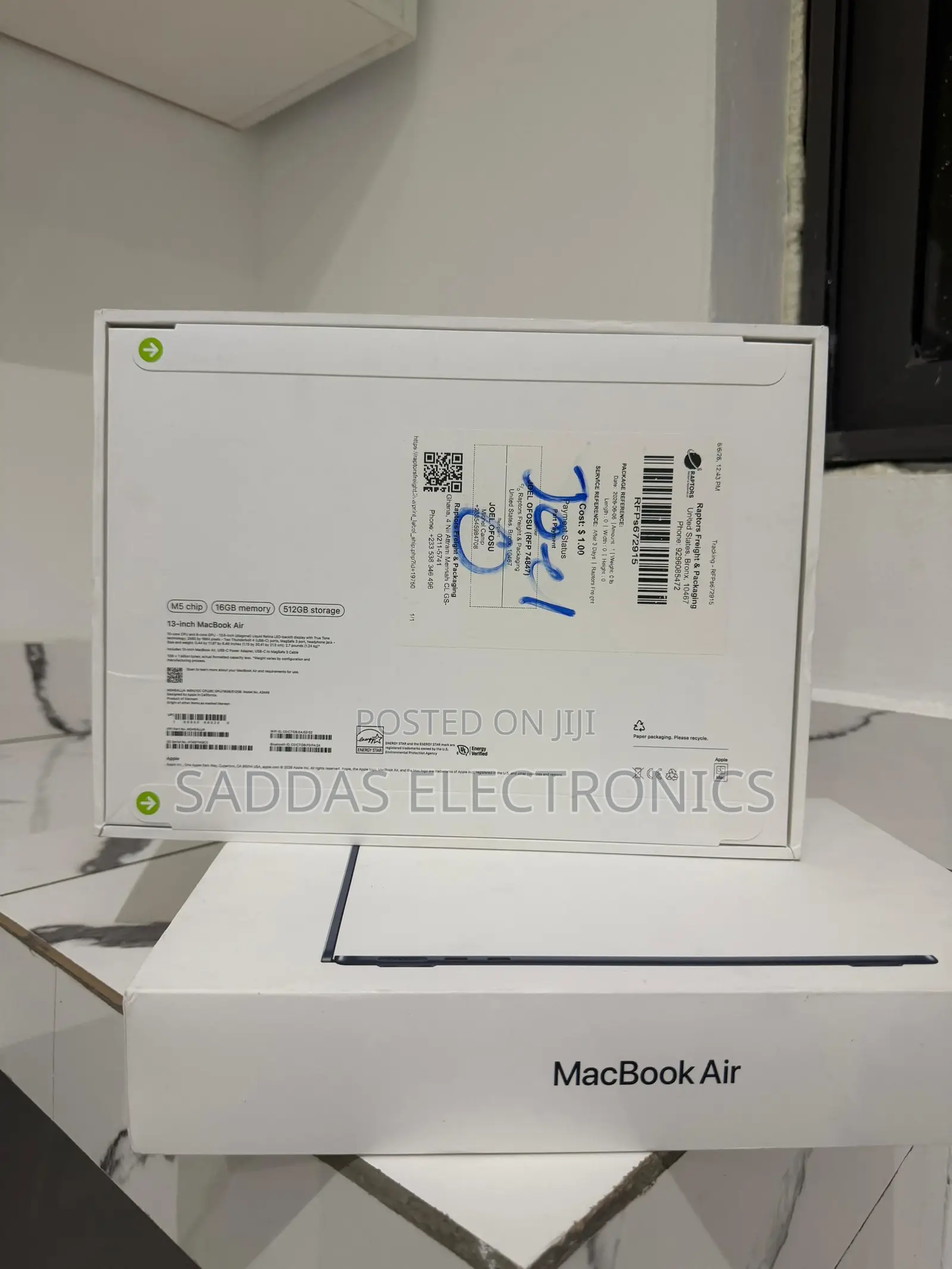 New Laptop Apple MacBook Air 16GB Apple M5 SSD 512GB