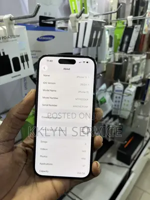 Apple iPhone 15 256 GB Black
