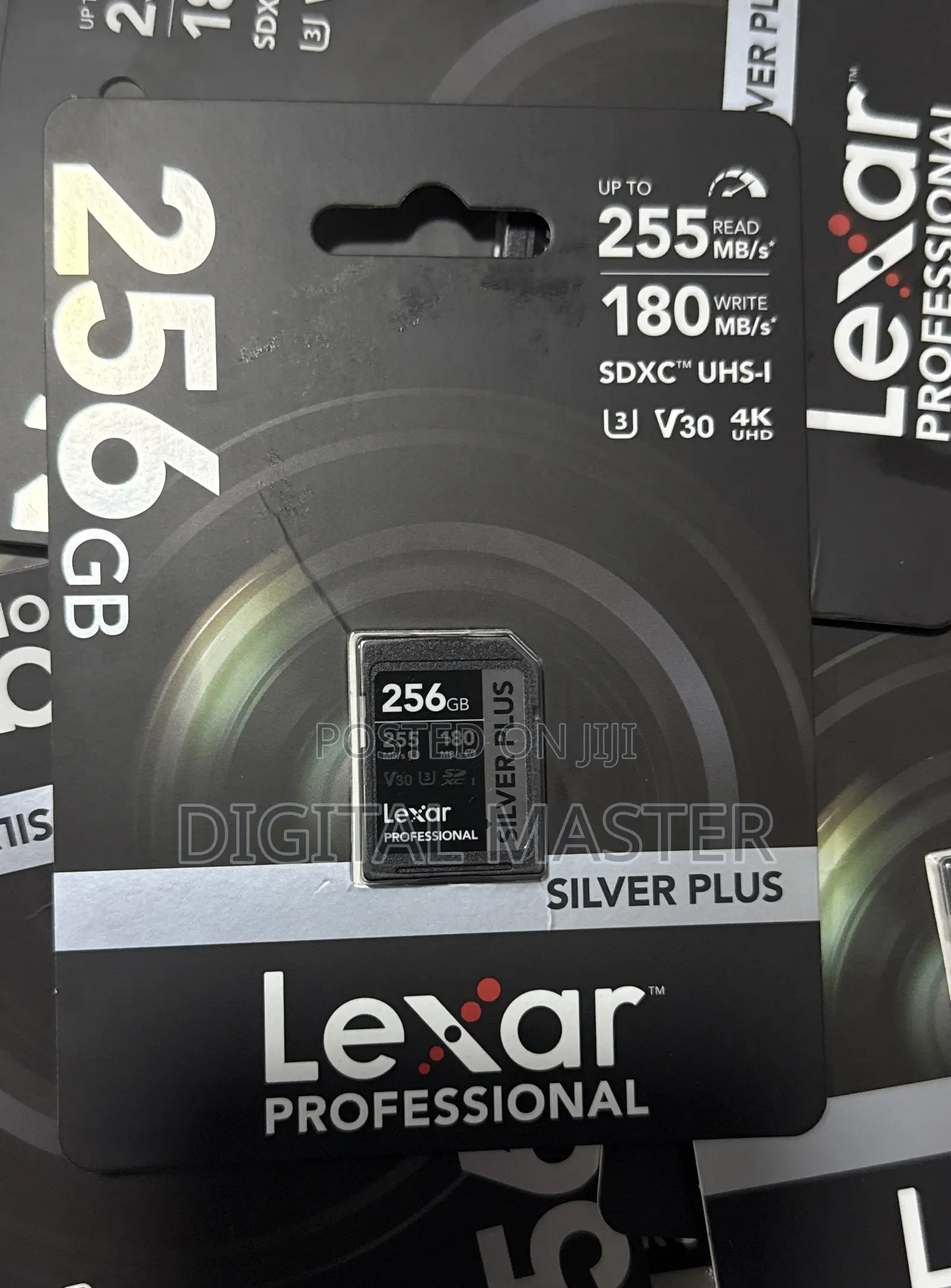 Lexar 256gb Professional Silver Plus Uhs-I SDXC Memory Card