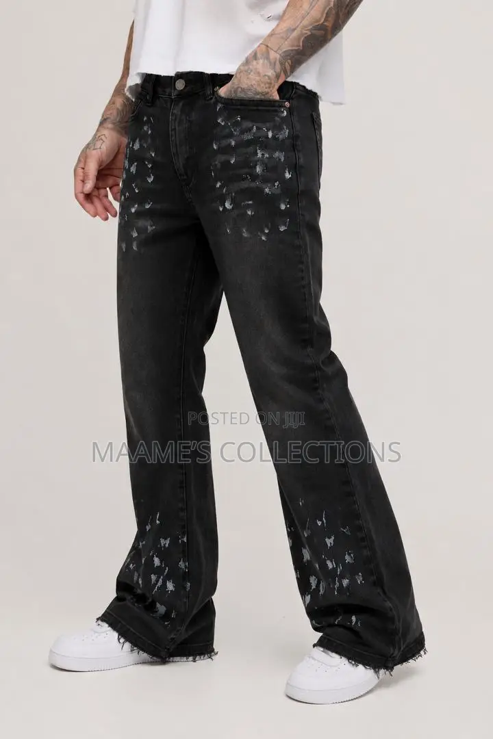 Men's Vintage Casual Loose Baggy Jeans Trousers