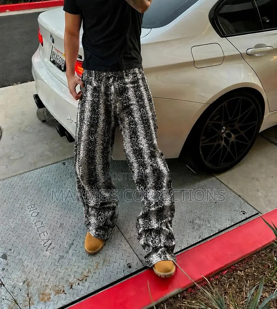 Men's Vintage Casual Loose Baggy Jeans Trousers