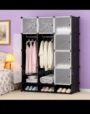 12 Cubes Plastic Wardrobe