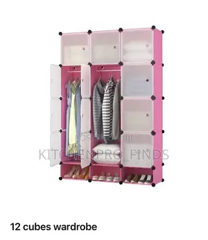 12 Cubes Plastic Wardrobe