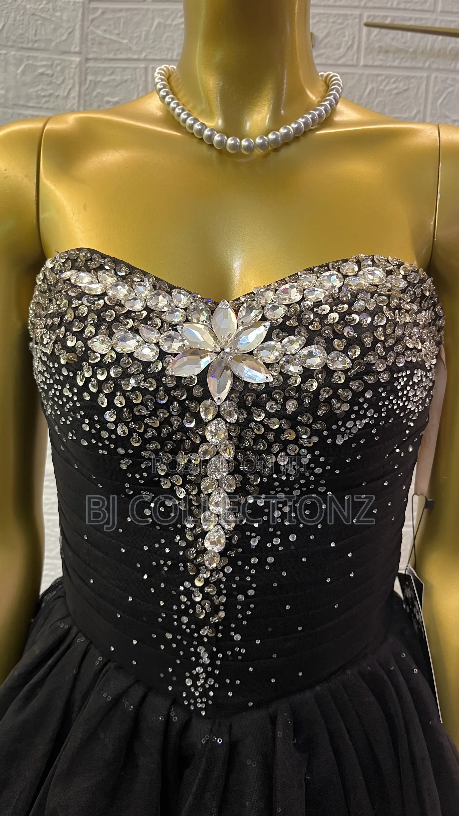 Coset Beaded With Crystal Stones Available