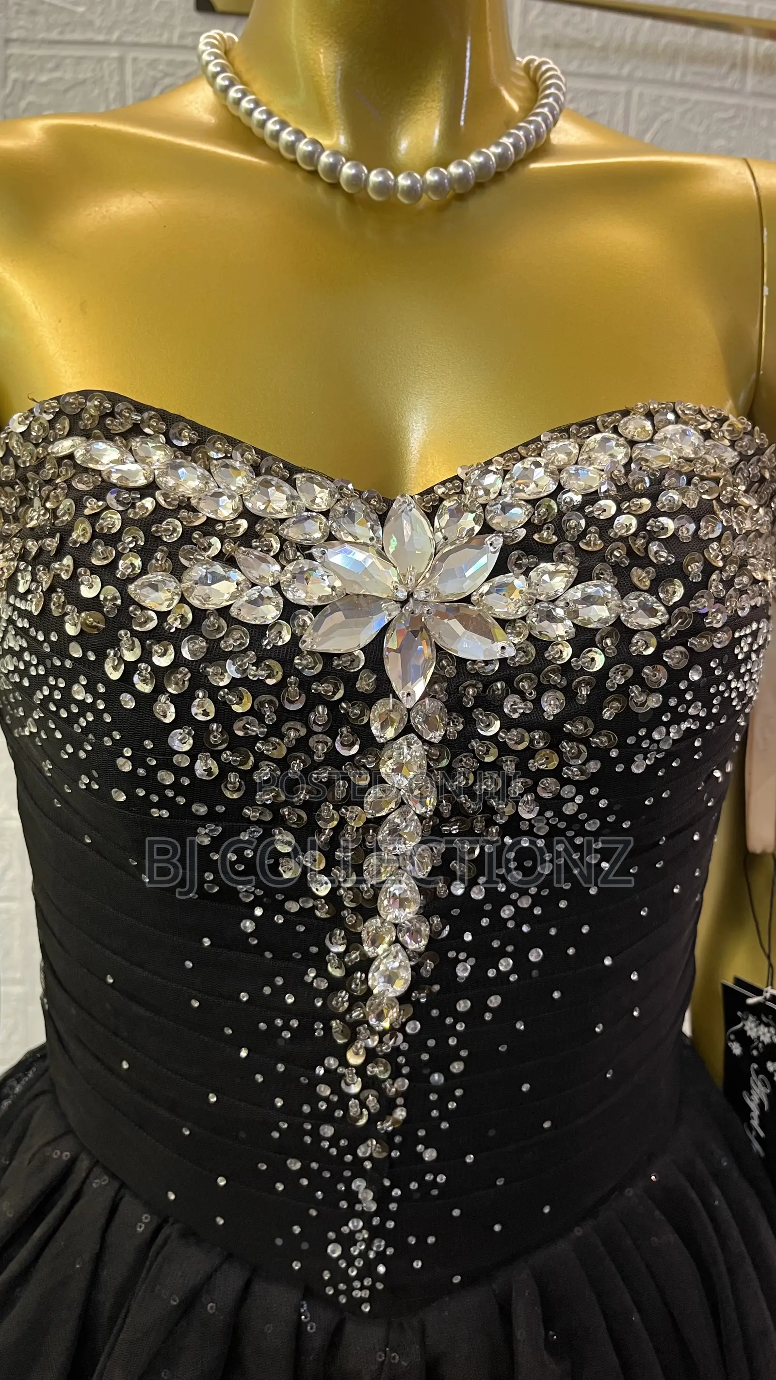 Coset Beaded With Crystal Stones Available