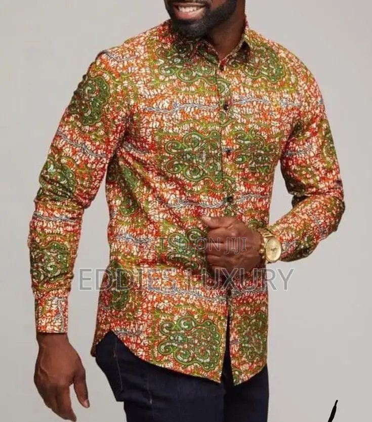 Uncommon African Print Buttons Shirt