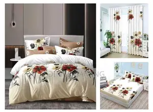 Bed Sheet Pillow Case and Curtain