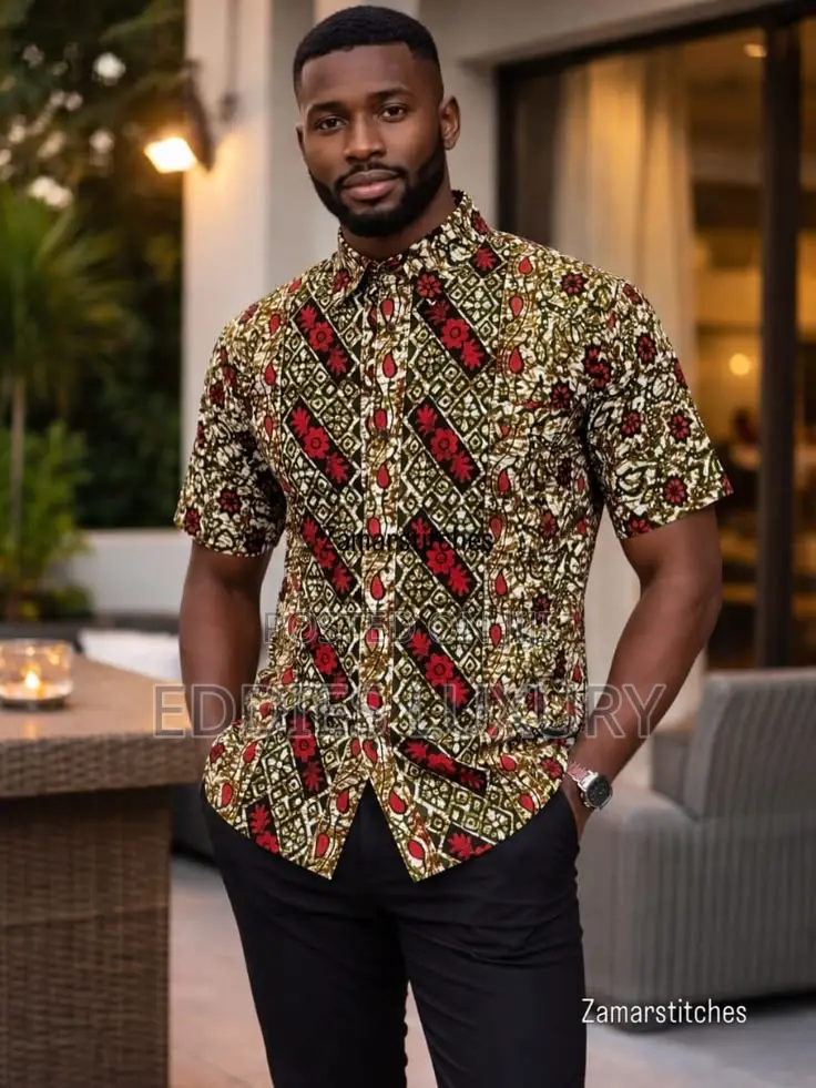 Exceptional Ankara Men’S Shirt