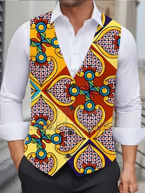 Exquisite Ankara Vest for Men