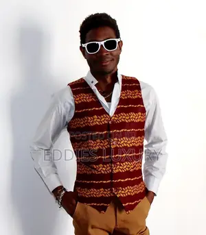 Original African Print Vest for Men