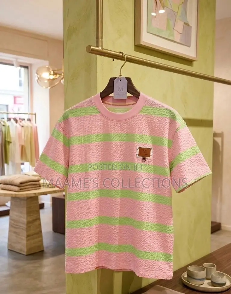 Men's Comfortable Soft and Casual Digital Print Striped T- Shirts