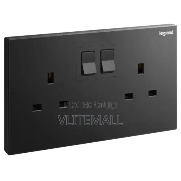 Legrand Double Black Socket
