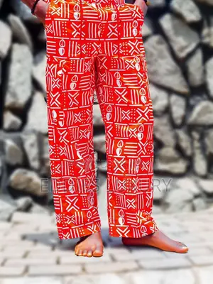 Exclusive African Print Cargo Pants