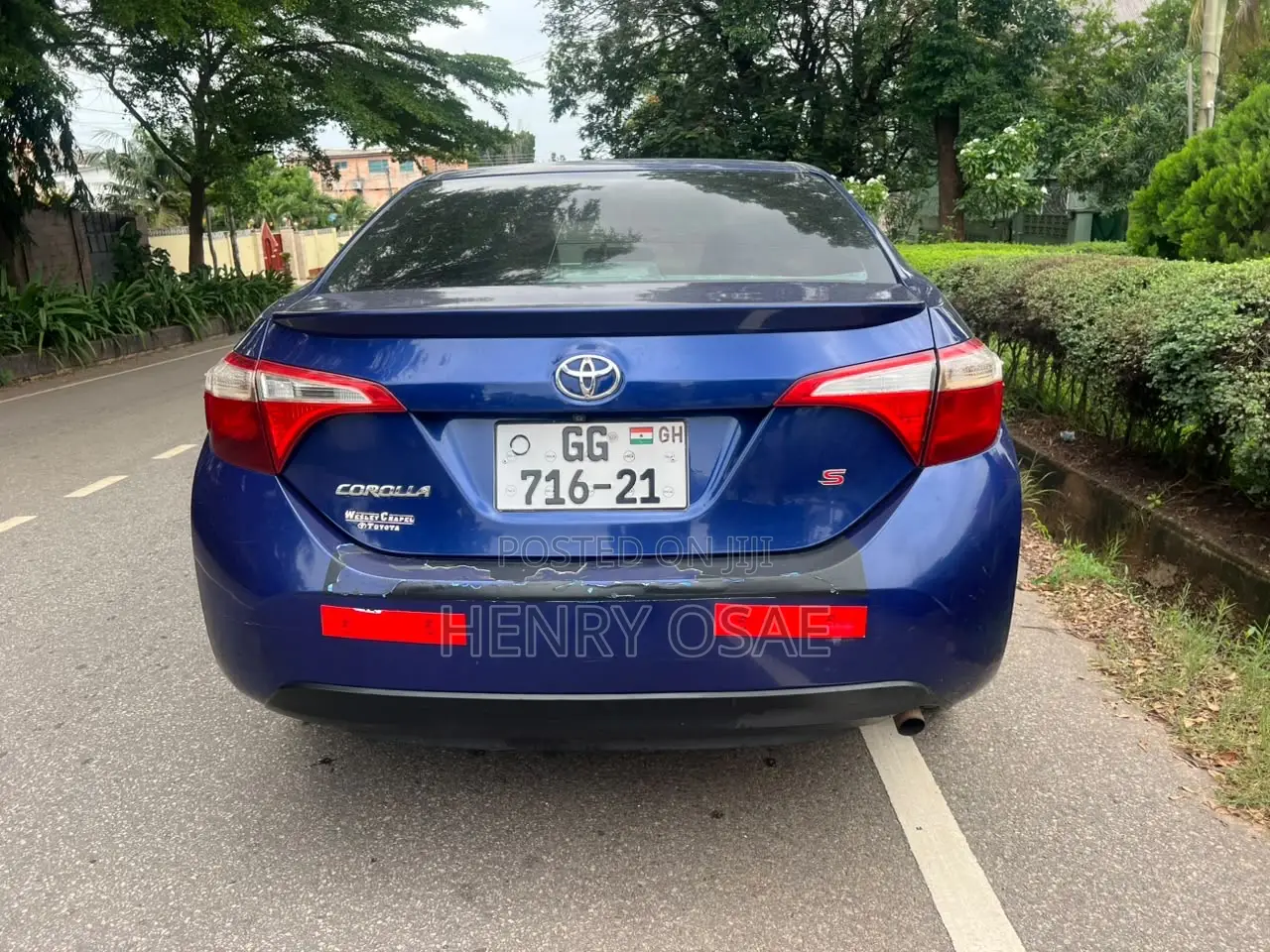 Toyota Corolla S 4dr Sedan (1.8L 4cyl CVT) 2016 Blue