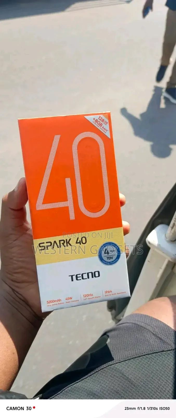 New Tecno Spark 40 128 GB Orange