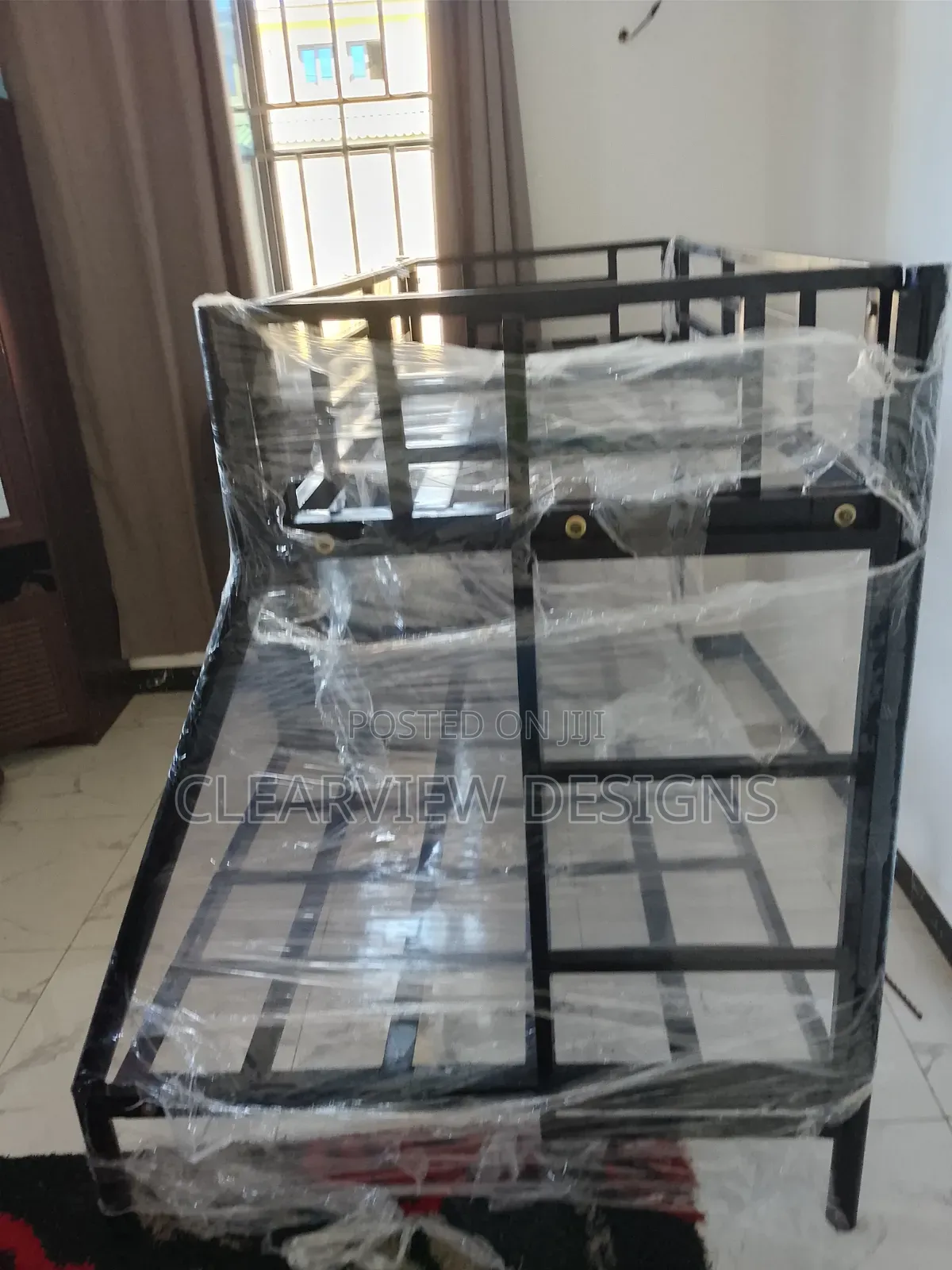 Strong Metal Double Bunk Bed – Durable and Space Saving