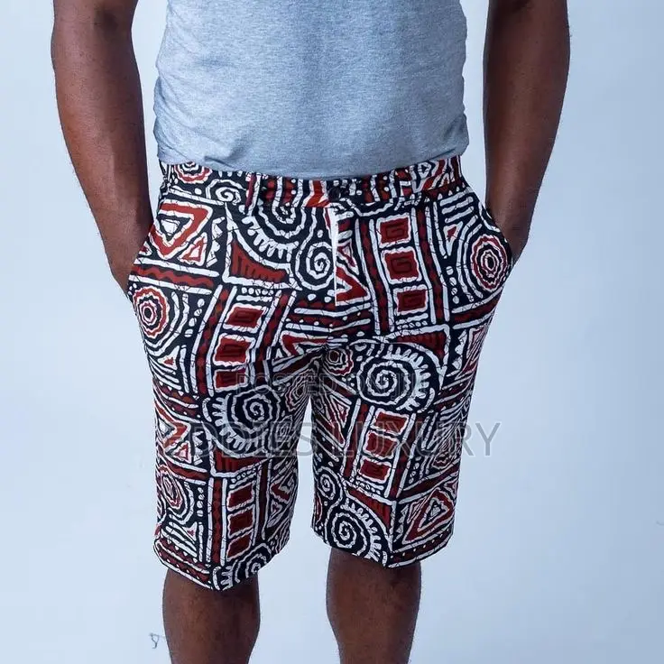 Distinctive African Print Men Shorts