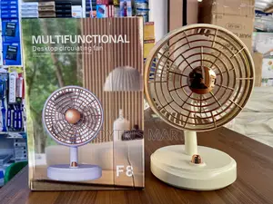 Portable Rotating Rechargeable Desktop Fan