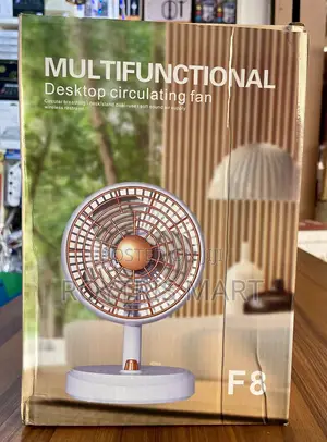 Portable Rotating Rechargeable Desktop Fan