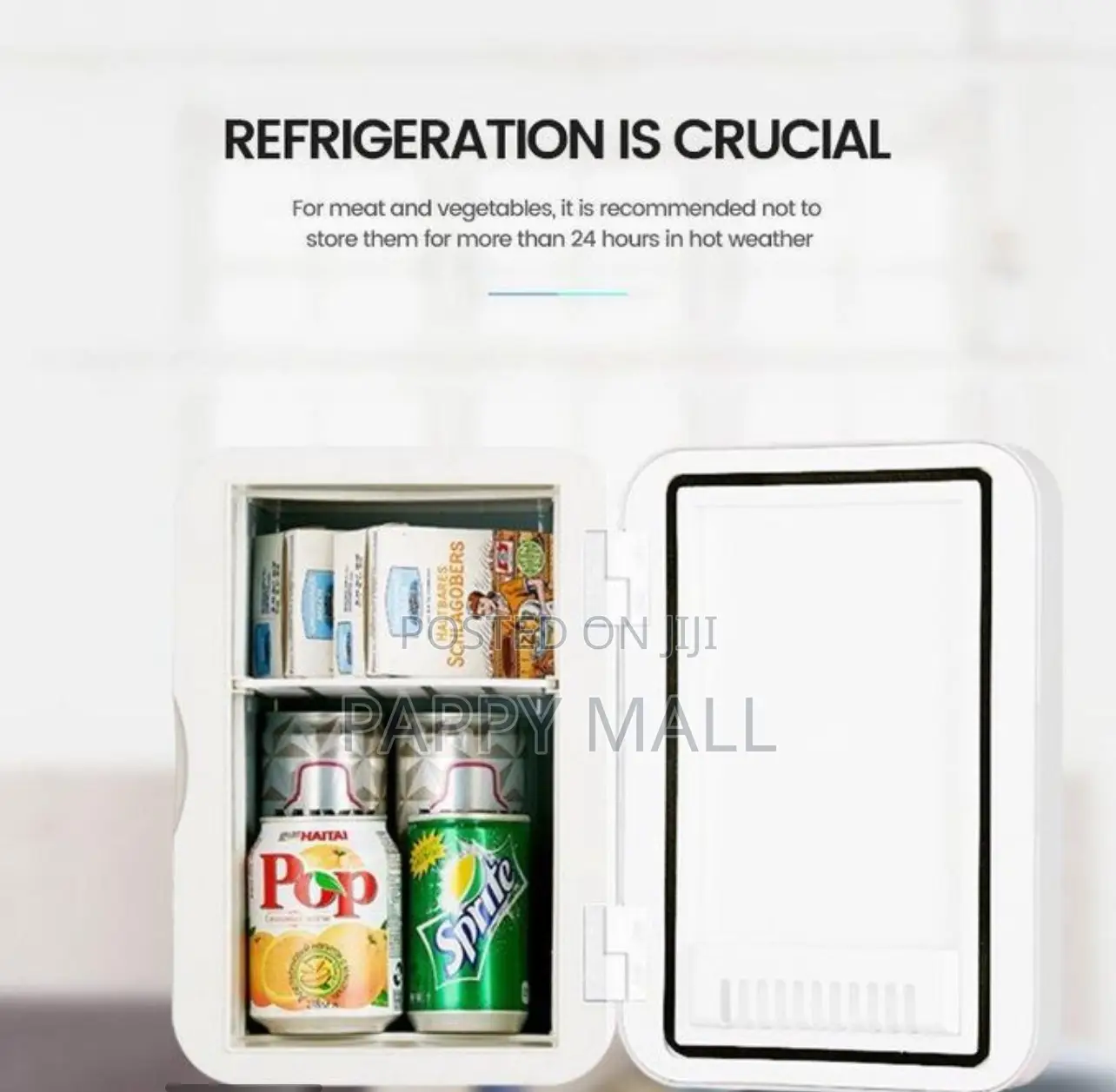 Compact 8l Mini Fridge – Perfect for Beverages Essentials