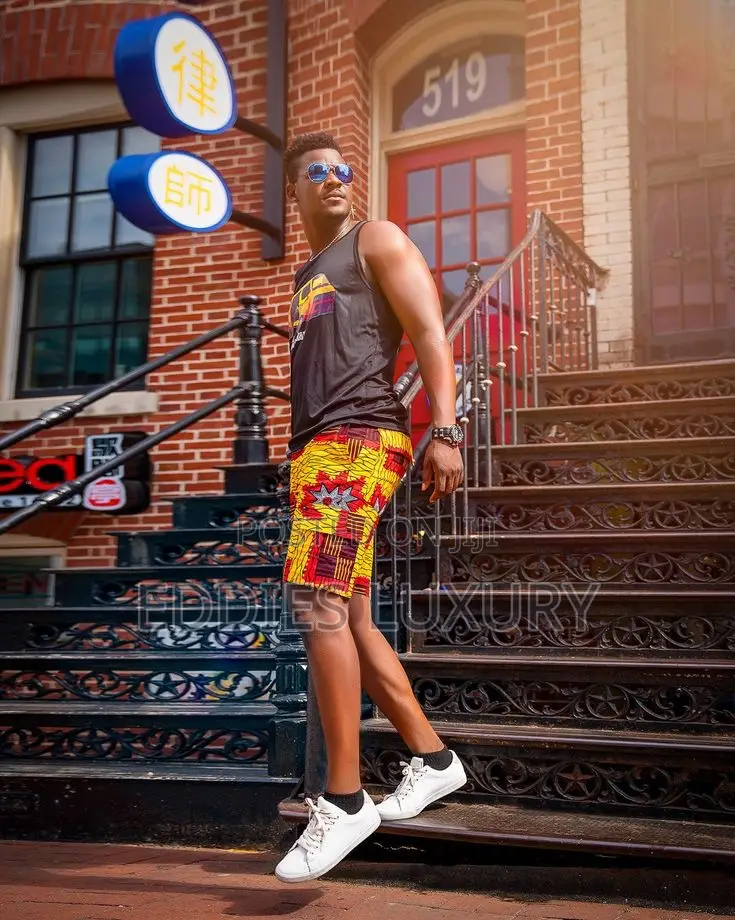 Original Ankara Shorts for Men