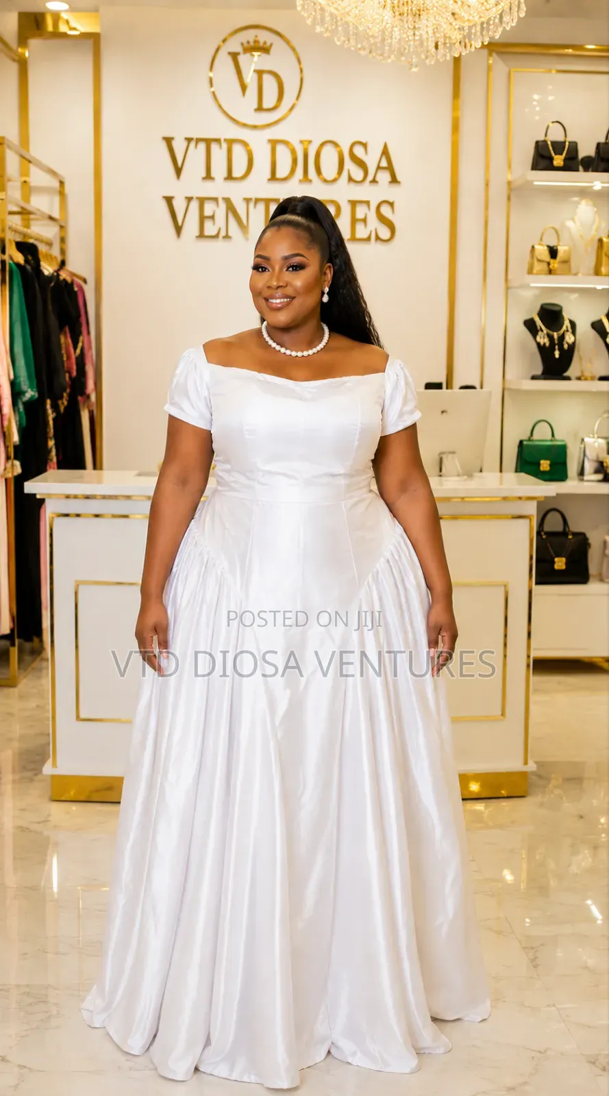 Royal White Dress