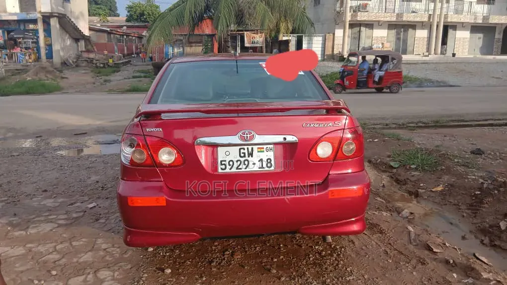 Toyota Corolla 2008 Red