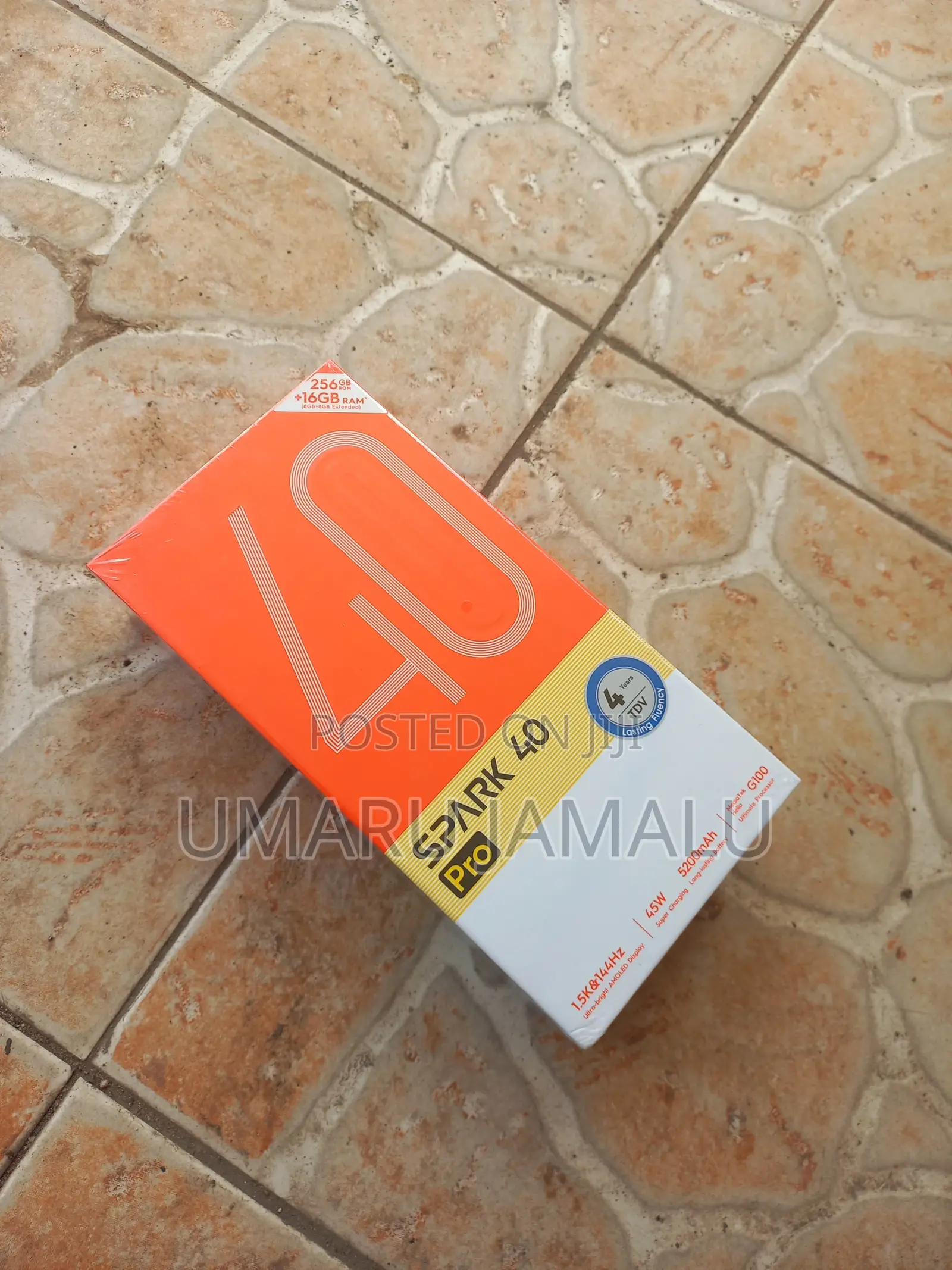 New Tecno Spark 40 Pro 256 GB Blue