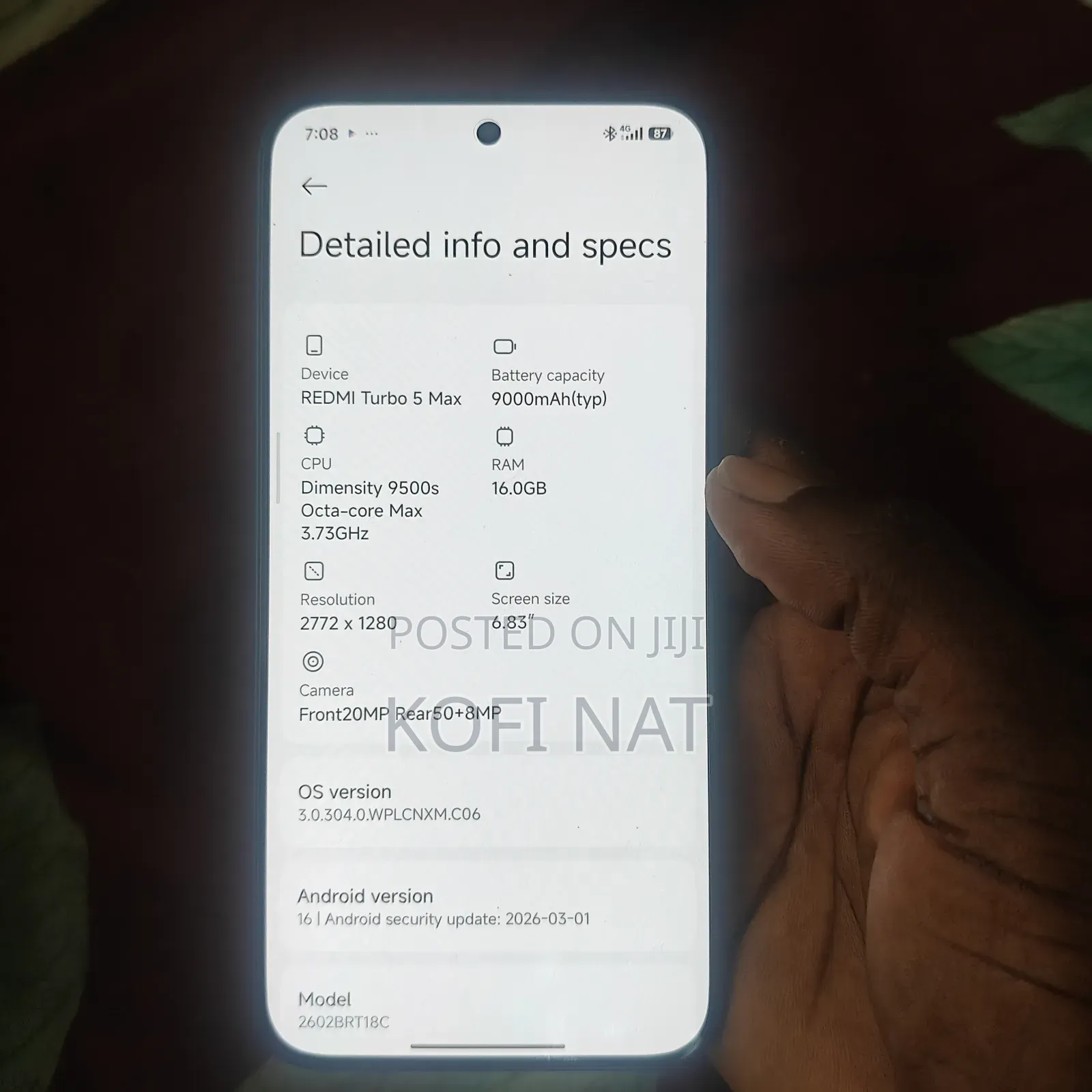 New Xiaomi Poco X8 Pro Max 512 GB Black