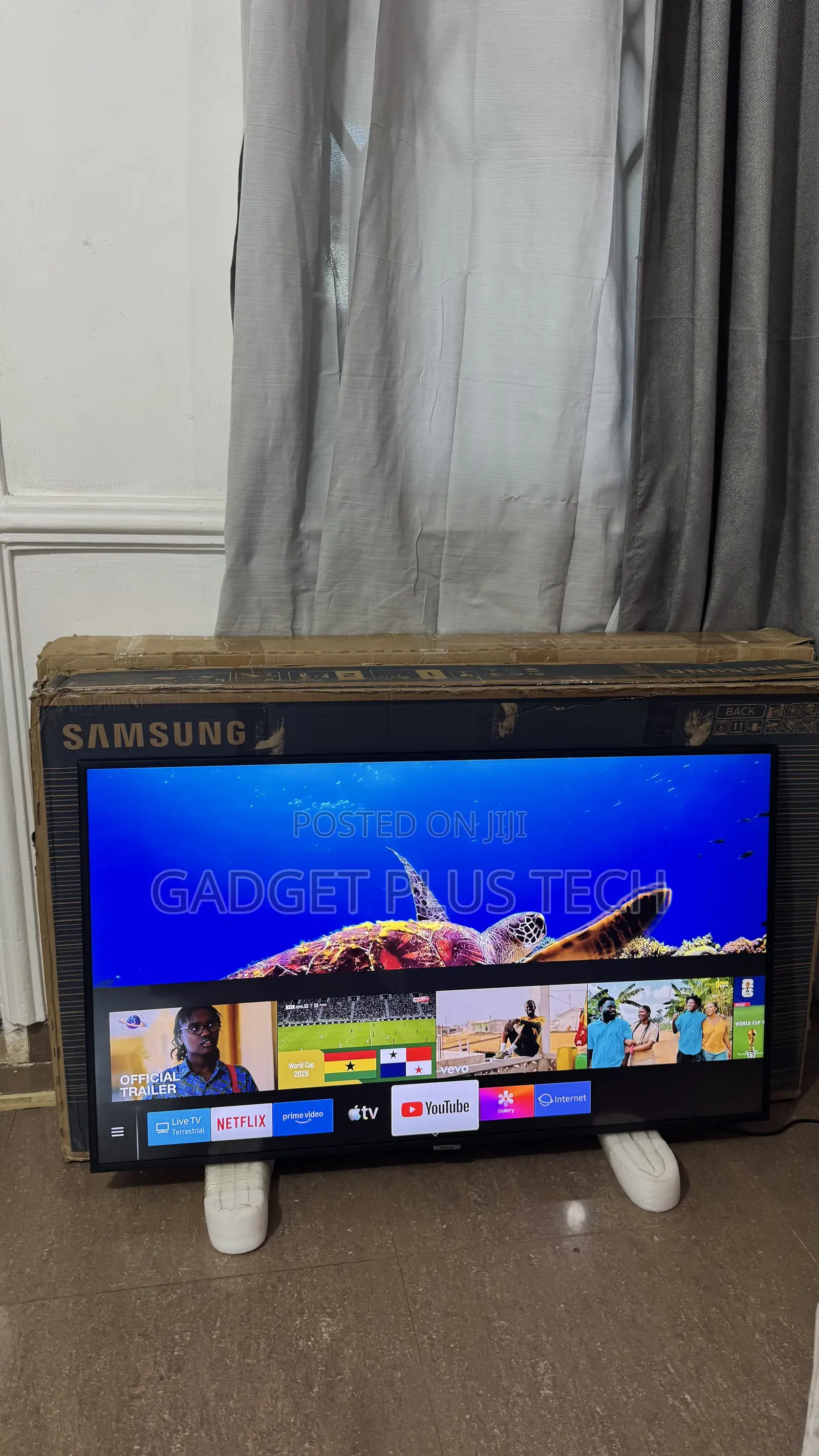 Home Used 50” Samsung Uhd Smart Tv